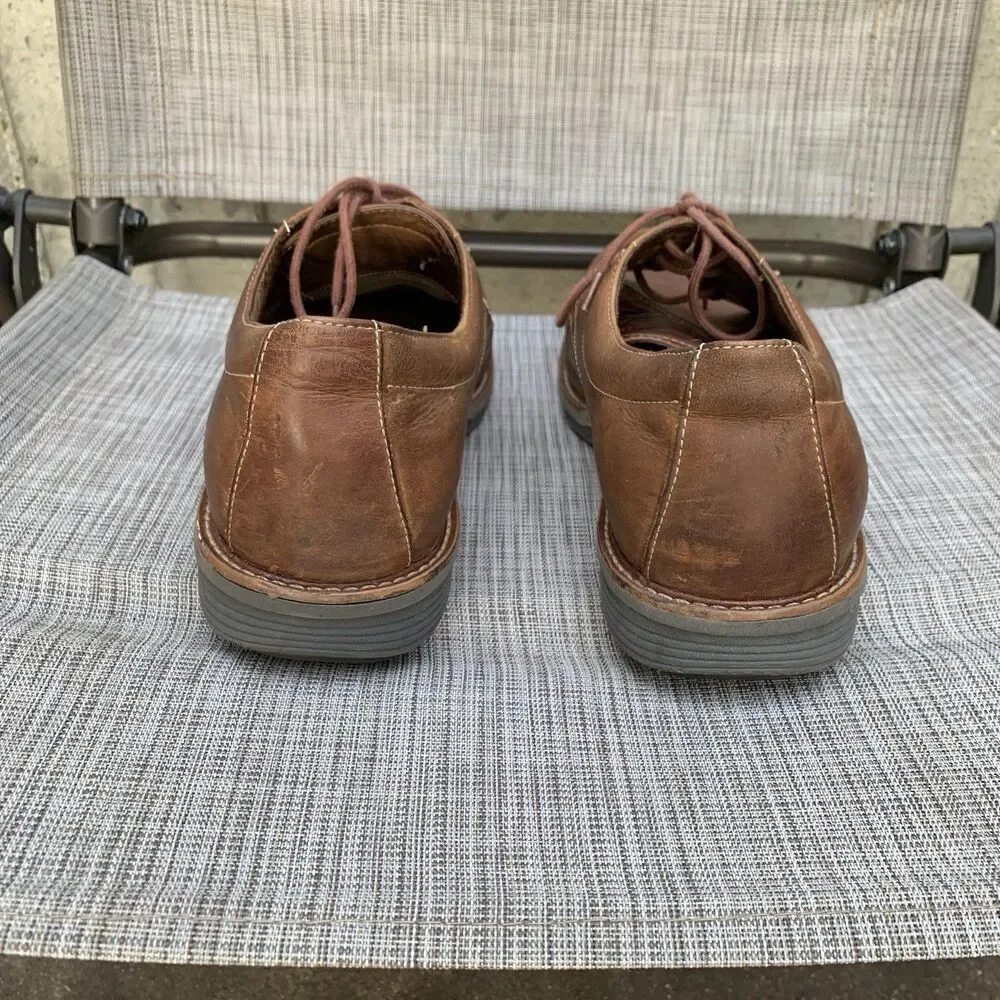 Dansko Josh Oxford Brown Leather Academia Minimalist Gorpcore Heritage Preppy 44